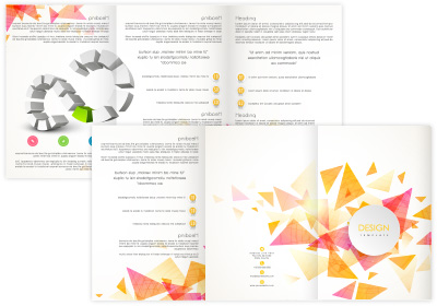 会社案内 巻三ツ折・Z折