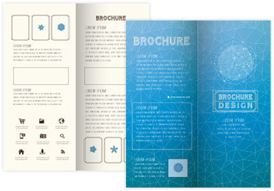 リーフレット 二ツ折