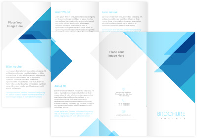 リーフレット 巻三ツ折・Z折