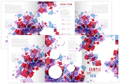 パンフレット 巻三ツ折・Z折